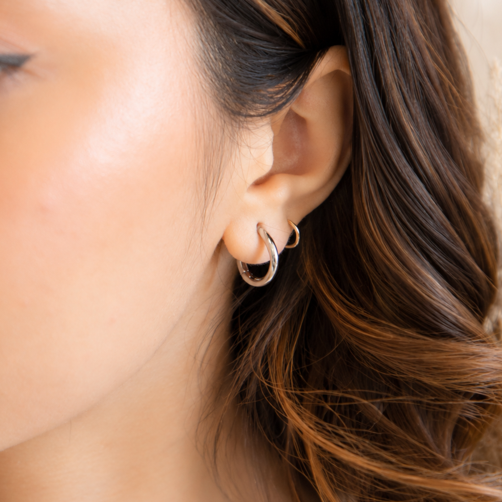 Essential Silver Hoops - Image 2