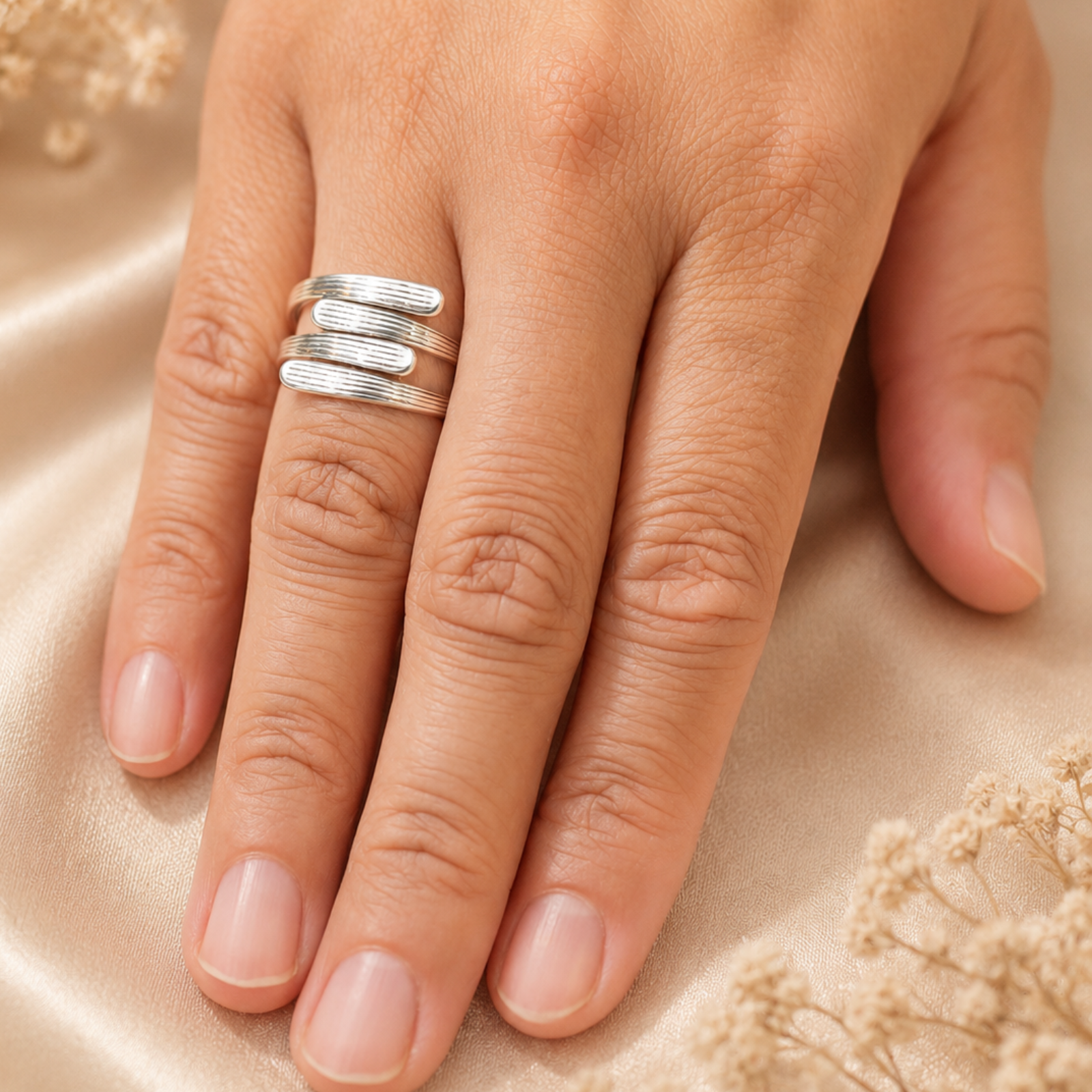 Layered Wave Ring - Image 2