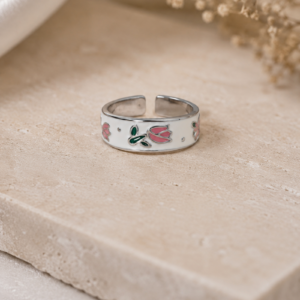 Pink Tulip Ring