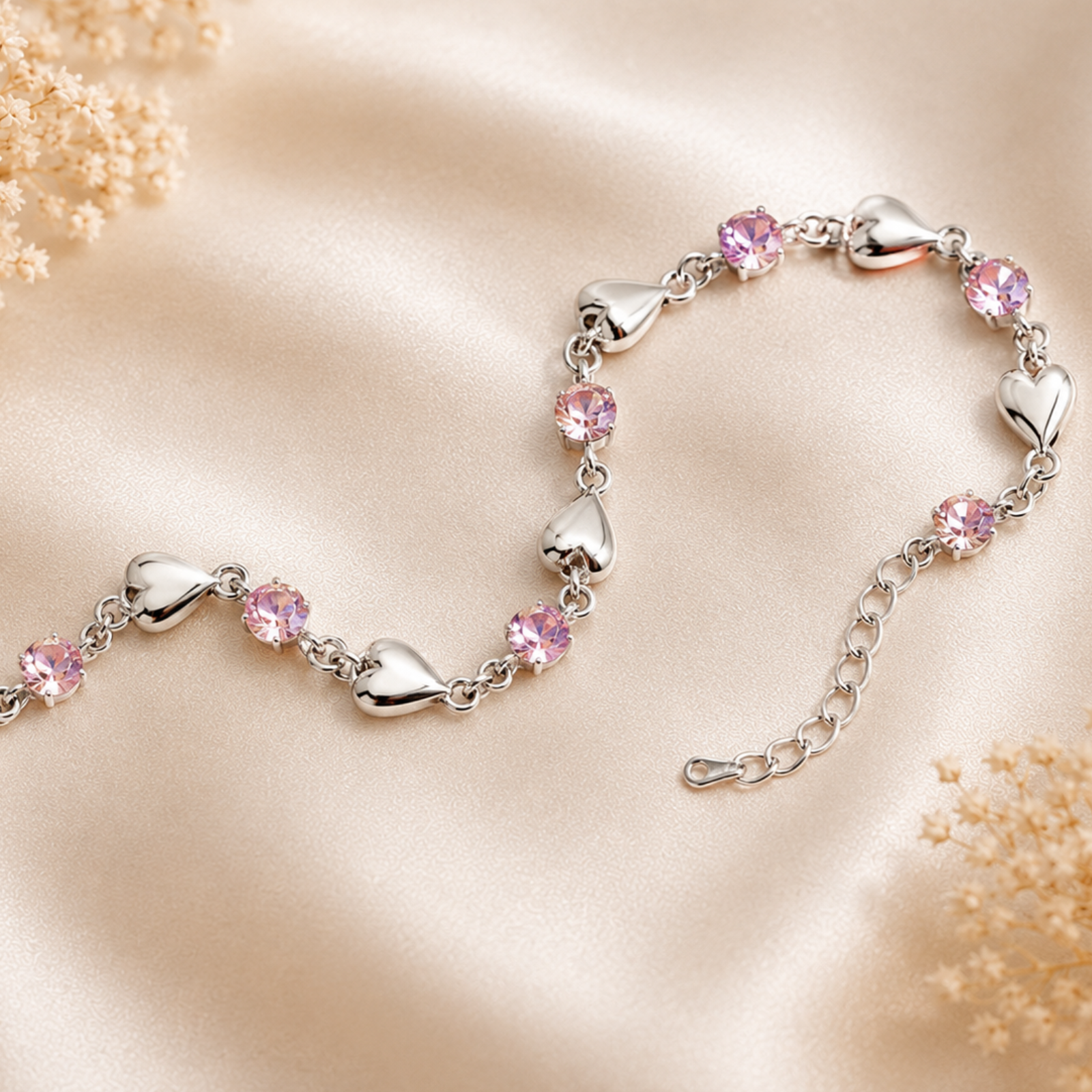 Blush Heart Bracelet - Image 4